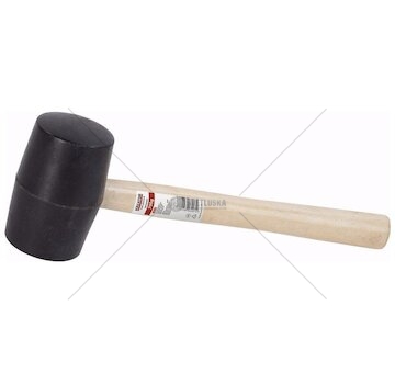 KRT904001 Gumová palice černá 450g - Dřevěná násada KREATOR