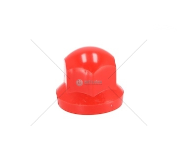 Krytka matice kola S-32 plast, červená, nízká  N32MMCZ