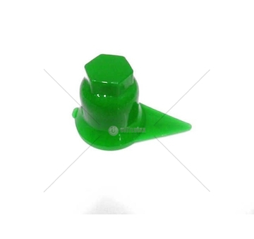 Krytka matice kola S-32 zelená, plast 32MMCOL-GREEN