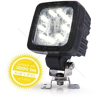 LAMPA ROBOCZA LED 9XDIODA 12-24V 3000LM WAS W143/1084