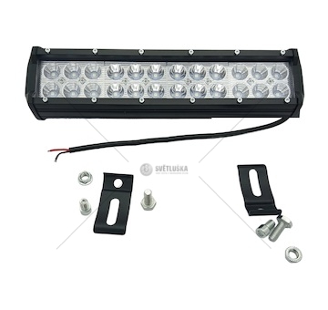 LED pracovní panel 24x3W LED 72W, 300mm, 2-řady