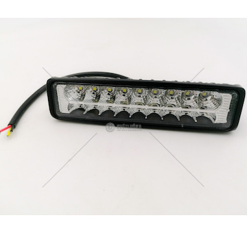 LED pracovní světlo rampa 18LED dvě barvy světla