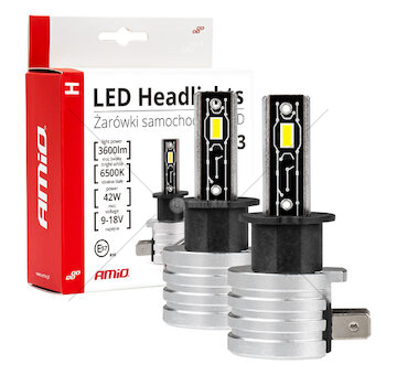 LED žárovky hlavního svícení H3 H-mini Series AMiO-03330