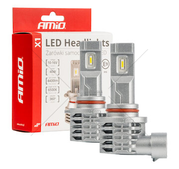 LED žárovky hlavního svícení X1 Series HB4 9006 AMiO