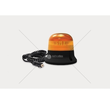 Maják 12/55V diodový oranžový magnetický FRISTOM FT-150LEDMAGM30