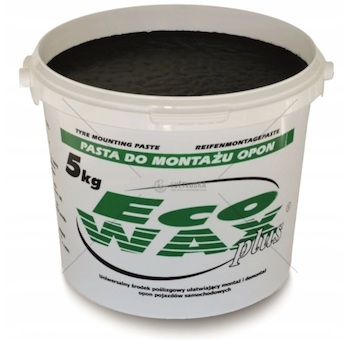 Montážní pasta na pneumatiky ECO-WAX 5kg černá