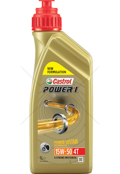 Motorový olej Castrol Power 1 4T 15W-50, 1L 