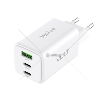 Nabíječka YAC G65 VOLT, 65 W, 3x USB YENKEE