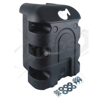 Nádrž na vodu 30l s dávkovačem mýdla, černá / 350x360x430 - bez držáku 0096594_A