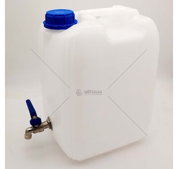Nádrž na vodu, kanystr 10L s kovovým kohoutkem  G10L/S