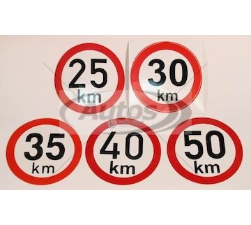 Nálepka rychlosti 50 km 937795050_A