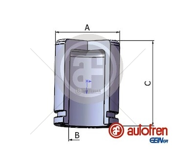 Pestík brzdového třmenu fiat ducato 06> přední citroen jumper/peugeot boxer 02> [ø 48 ] d025226