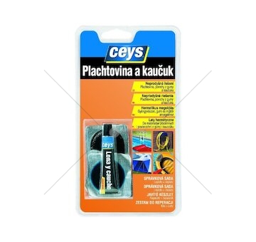 Plachtovina a kaučuk 7ml + 4 záplaty