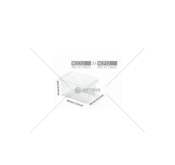 Plastový úložný box bez víka 12" CARGOBOX