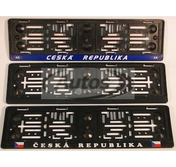 Podložka spz s nápisem česká republika-vlajka 998000640_A