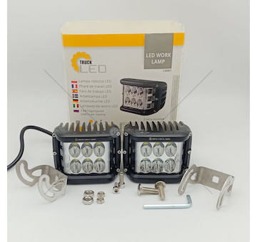 Pracovní LED světela 10-30V 45W s homologací - 2 ks