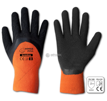 Pracovní rukavice bavlna-latex 11