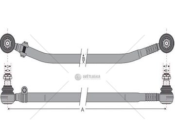 Příčné táhlo řízení JURATEK JSS1319