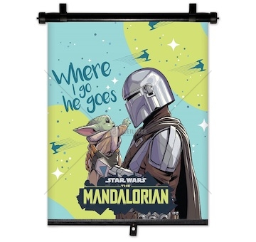 Protisluneční roleta 1 ks 36x45cm The Mandalorian