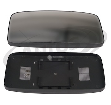 Sklo zrcadla hlavního 24v r1200 379x176x47 l/p man tga,tgl,tgm,  0150527_A