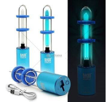Sterilizační UV-C lampa, USB nabíjení BASS