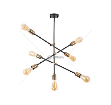 Stropní světlo, lustr 10350 Black Antique 230V, E27 - OPVIQ CHANDELIER BESTE