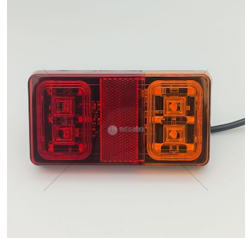 Světlo zadní LED 12V/24V 140x75x20mm přívěsný vozík