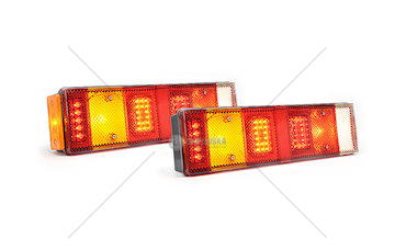 Svítilna kompletní zadní LED 12-24V 8-funkční levá WAS W26DZL/660SZ