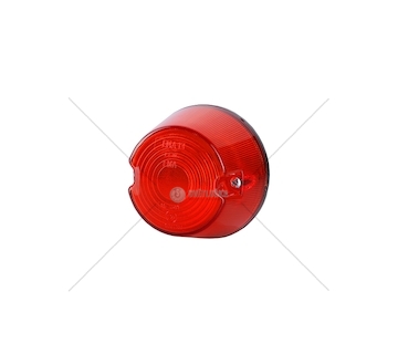 Svítilna obrysová kulatá červená HORPOL LO214