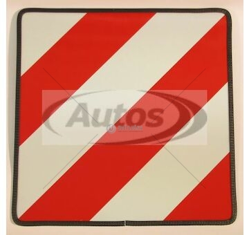 Tabulka nadměrný náklad 423x423x1 pozink; bílá-červená 998000455_A