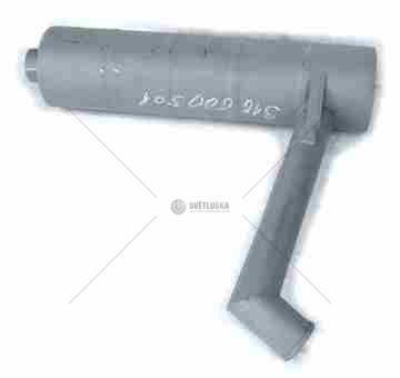 Tlumič výfuku jednoplášťový liaz sklápěč l-150 318600501_A