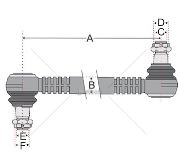 Tyč/vzpěra, stabilizátor JURATEK JSS1440