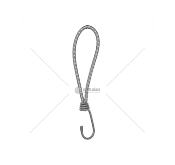 Úchyt stahovací elastický 0.6x20cm, 1ks BUNGEE CORD HOOK