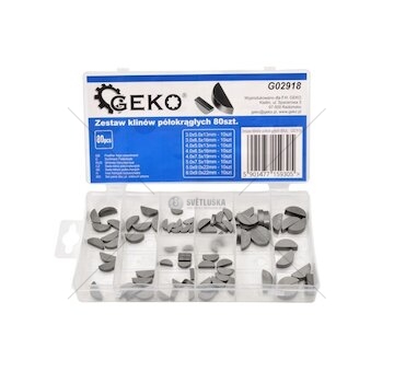 Úsečové pero, sada 80 ks GEKO