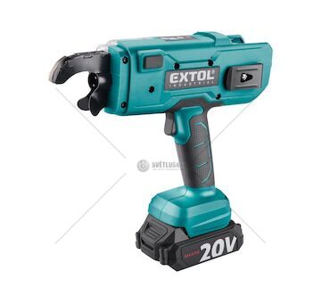 Vazač armatur aku SHARE20V, Brushless, baterie 2 Ah - EXTOL INDUSTRIAL