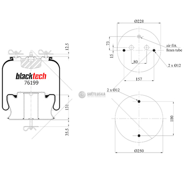 Vlnovec pérování kompletní - železný zvon pn scania 94,114,124,144 0045415_A