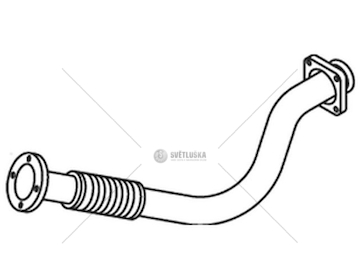 Výfuková trubka DINEX DIN28180