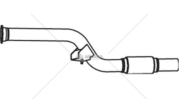 Výfuková trubka DINEX DIN56104