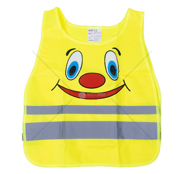 Výstražná vesta dětská žlutá SVK-04 s certifikátem