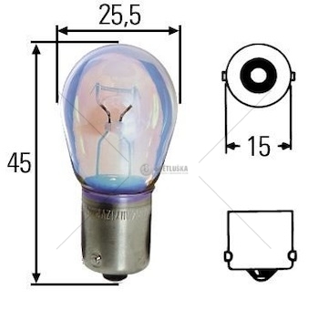 Žárovka 24v 21w p21w ba15s heavy duty 0164892_A
