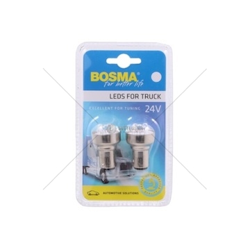 Žárovka LED 24V 5XLED BAY15D WHITE 2PCS BOSMA 7309