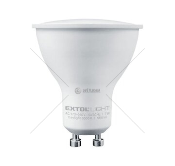 Žárovka LED reflektorová, 6W, 470lm, GU10, denní bílá, EXTOL LIGHT