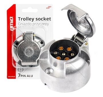 Zásuvka tažného zařízení 7PIN ALU