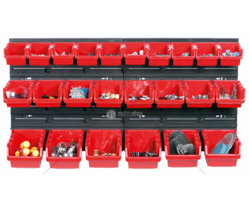 Závěsný organizér/držák s 30 boxy ORDERLINE KOR3 KISTENBERG