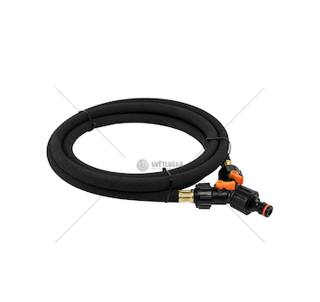 Zavlažovací kapací hadice AQUA-DROP, 3 m 1/2", s ventily, kruhová - BRADAS