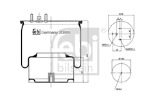 Mech, pneumaticke odpruzeni FEBI BILSTEIN 20889