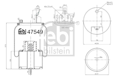 Mech, pneumaticke odpruzeni FEBI BILSTEIN 47549