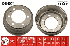 Brzdový buben TRW DB4071