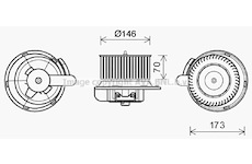 vnitřní ventilátor AVA QUALITY COOLING ME8287