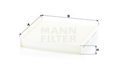 Filtr, vzduch v interiéru MANN-FILTER CU 22 029